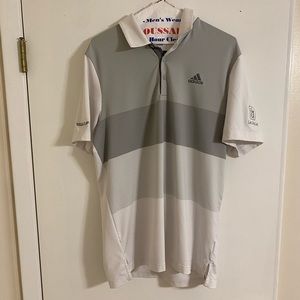 Adidas Stripped Golf Polo